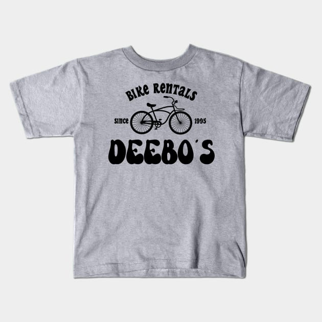 Deebo's Bike Rentals Kids T-Shirt by rajem